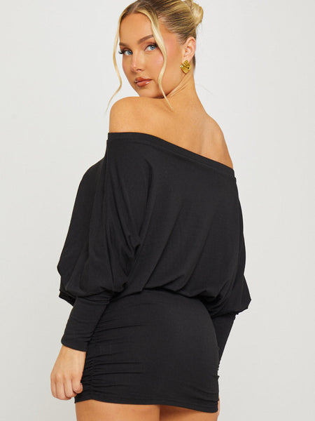 Élise Off-Shoulder Mini Dress