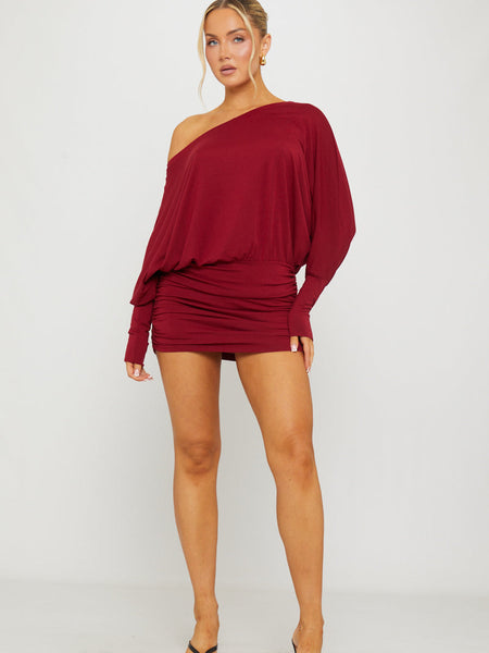 Élise Off-Shoulder Mini Dress