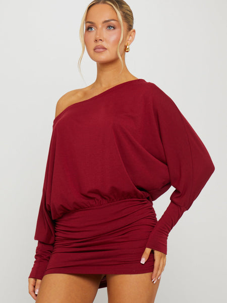 Élise Off-Shoulder Mini Dress