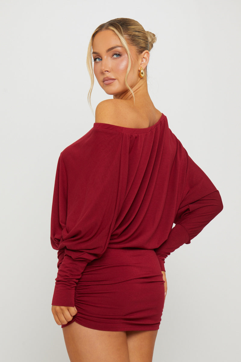 Élise Off-Shoulder Mini Dress