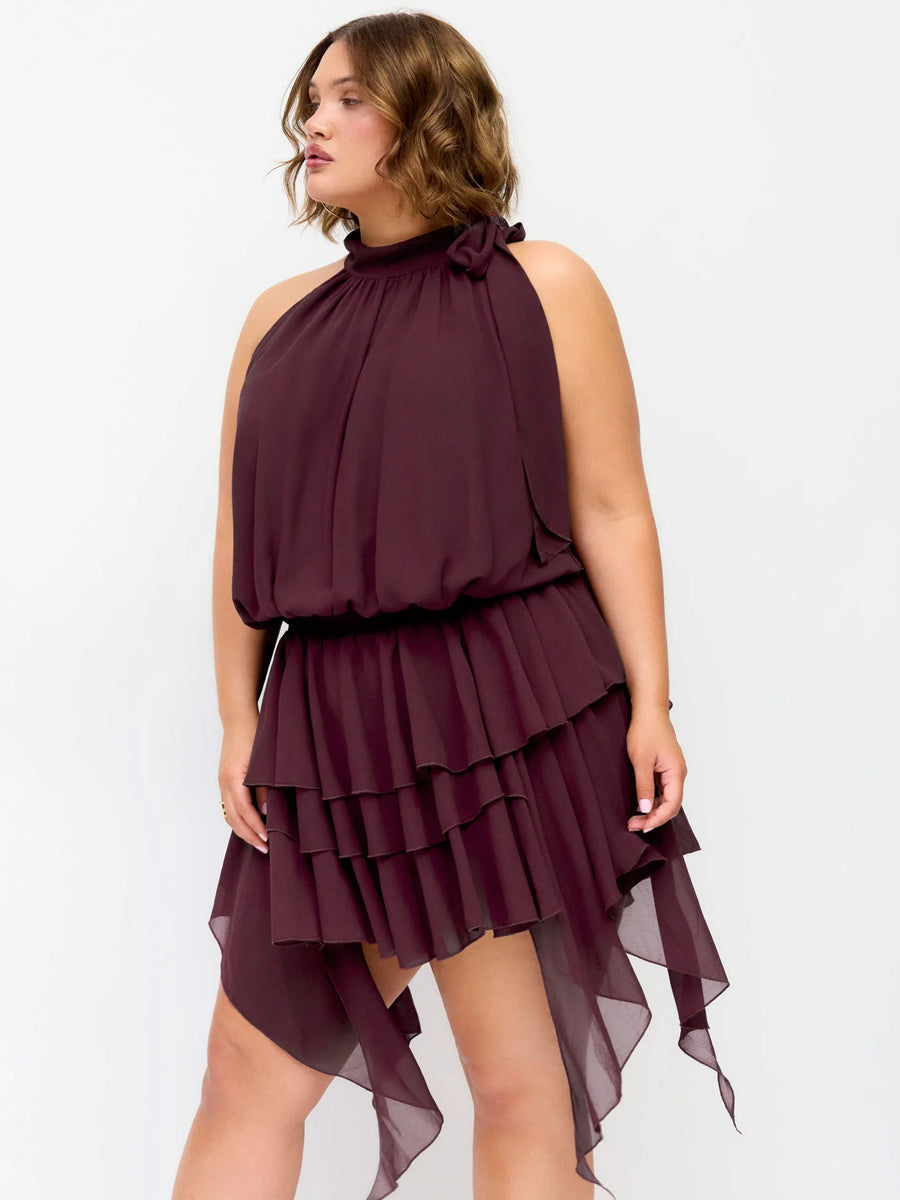 Celeste Chiffon Mini Dress