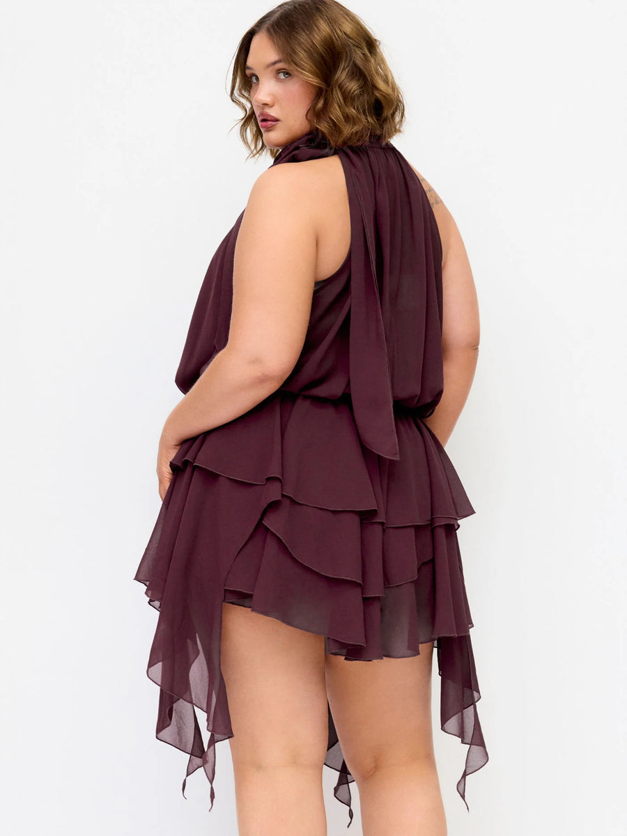 Celeste Chiffon Mini Dress