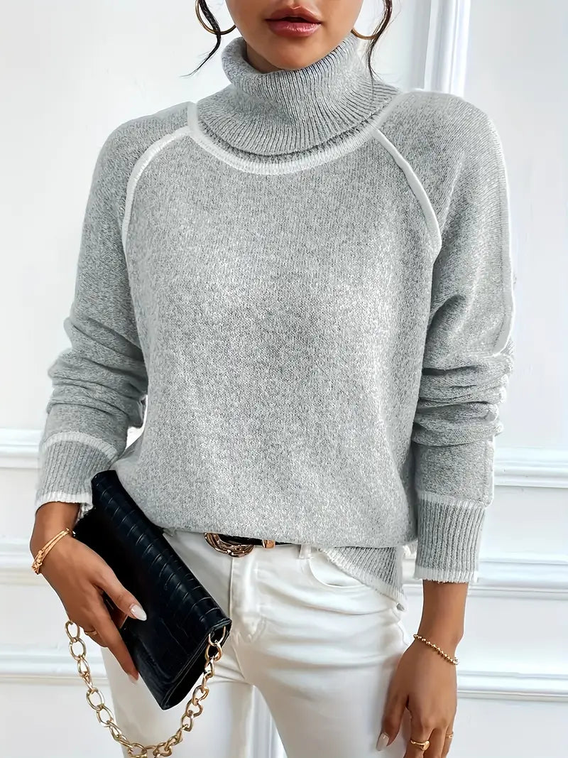 PULL À PAILLETTES CONTRASTÉES