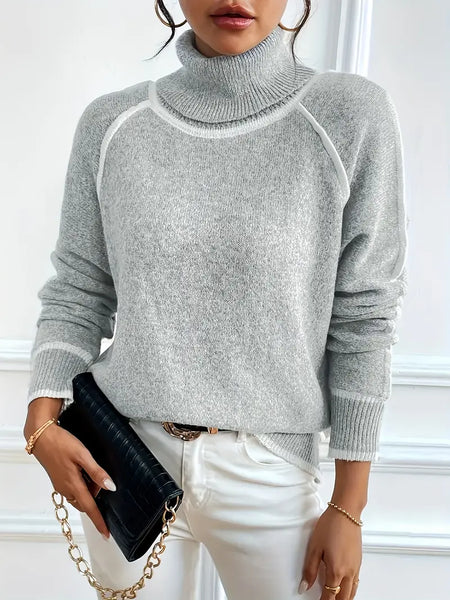 PULL À PAILLETTES CONTRASTÉES