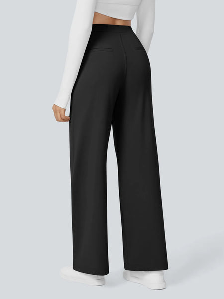 Pantalon tailleur Halara Flex™ DayStretch coupe droite taille haute avec poches