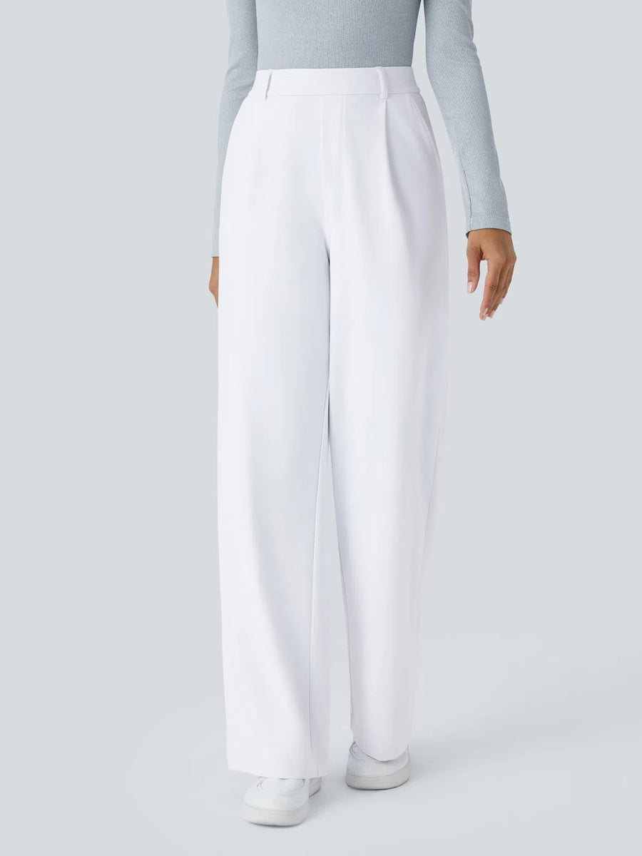 Pantalon tailleur Halara Flex™ DayStretch coupe droite taille haute avec poches