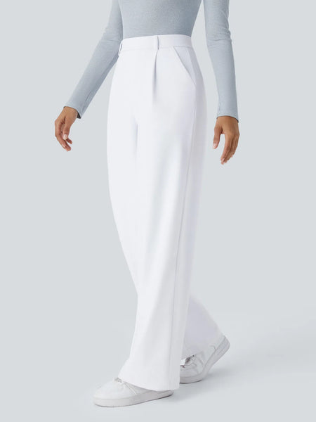 Pantalon tailleur Halara Flex™ DayStretch coupe droite taille haute avec poches