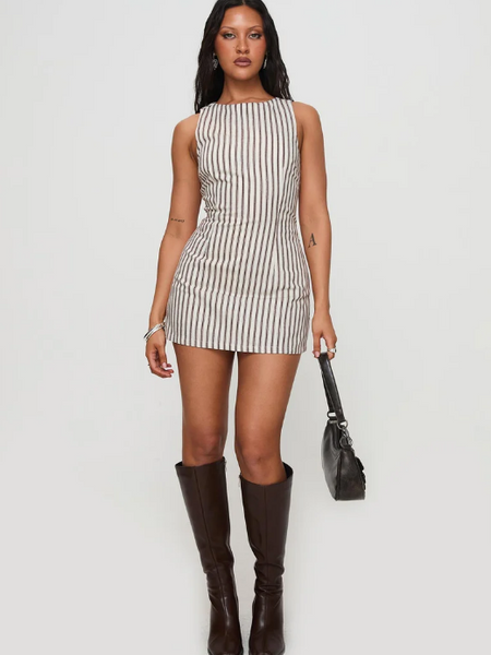 Striped Mini Dress