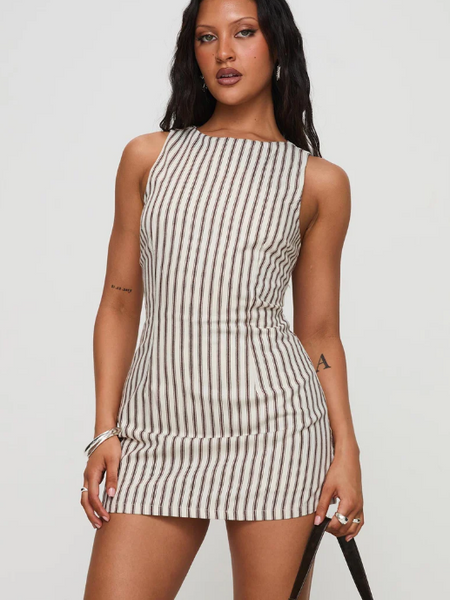 Striped Mini Dress
