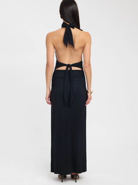 Halter Neck Maxi Dress