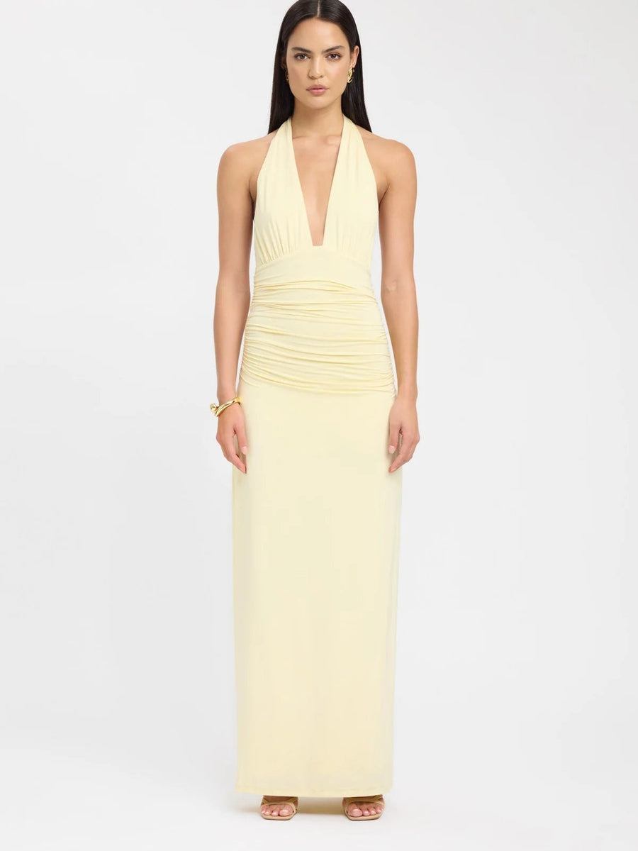 Halter Neck Maxi Dress
