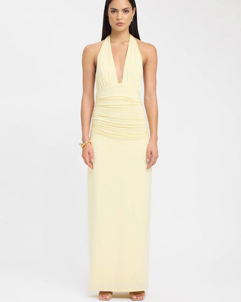 Halter Neck Maxi Dress