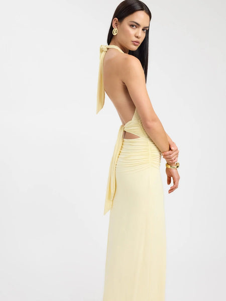 Halter Neck Maxi Dress