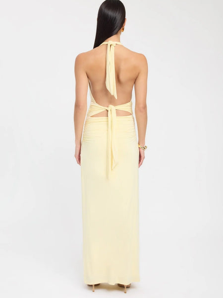 Halter Neck Maxi Dress
