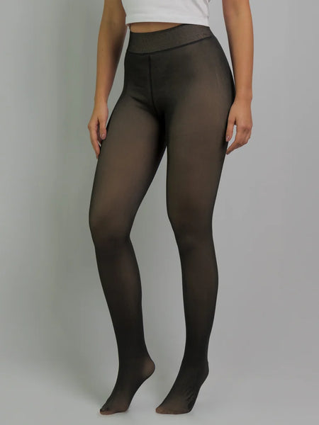 Collants en molleton transparent