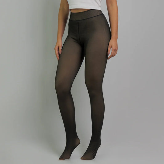 Collants en molleton transparent