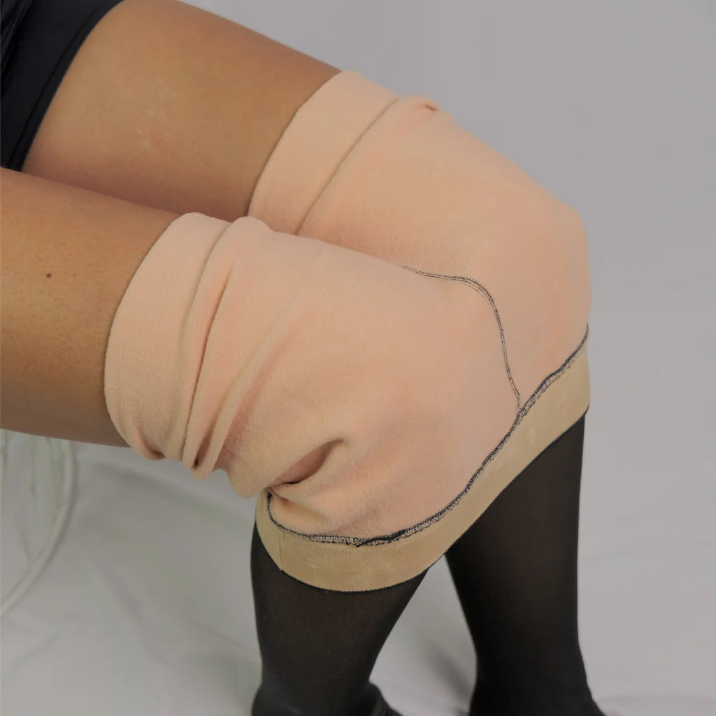 Collants en molleton transparent