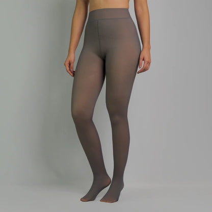 Collants en molleton transparent