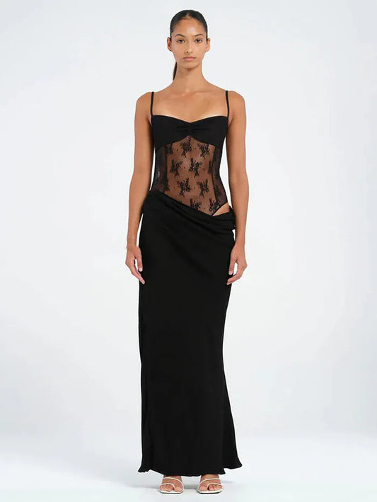 Robe longue Black Envy