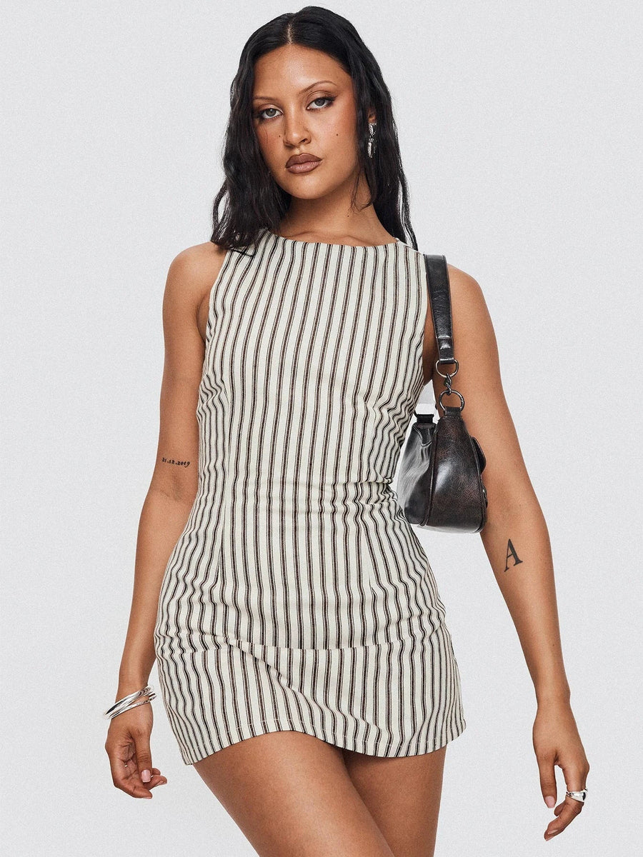 Striped Mini Dress