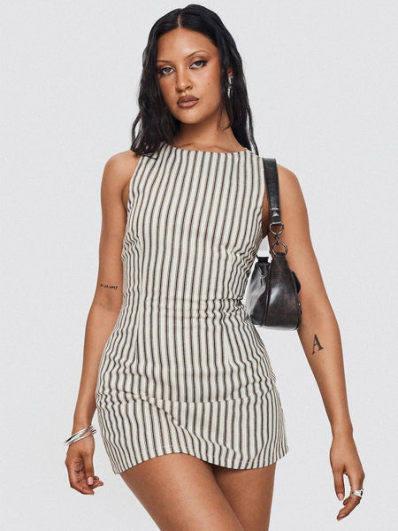 Striped Mini Dress