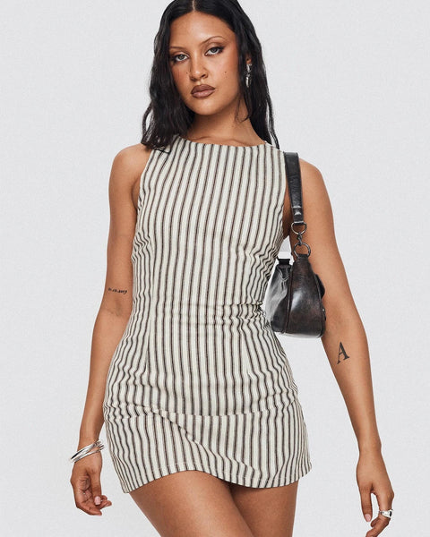 Striped Mini Dress