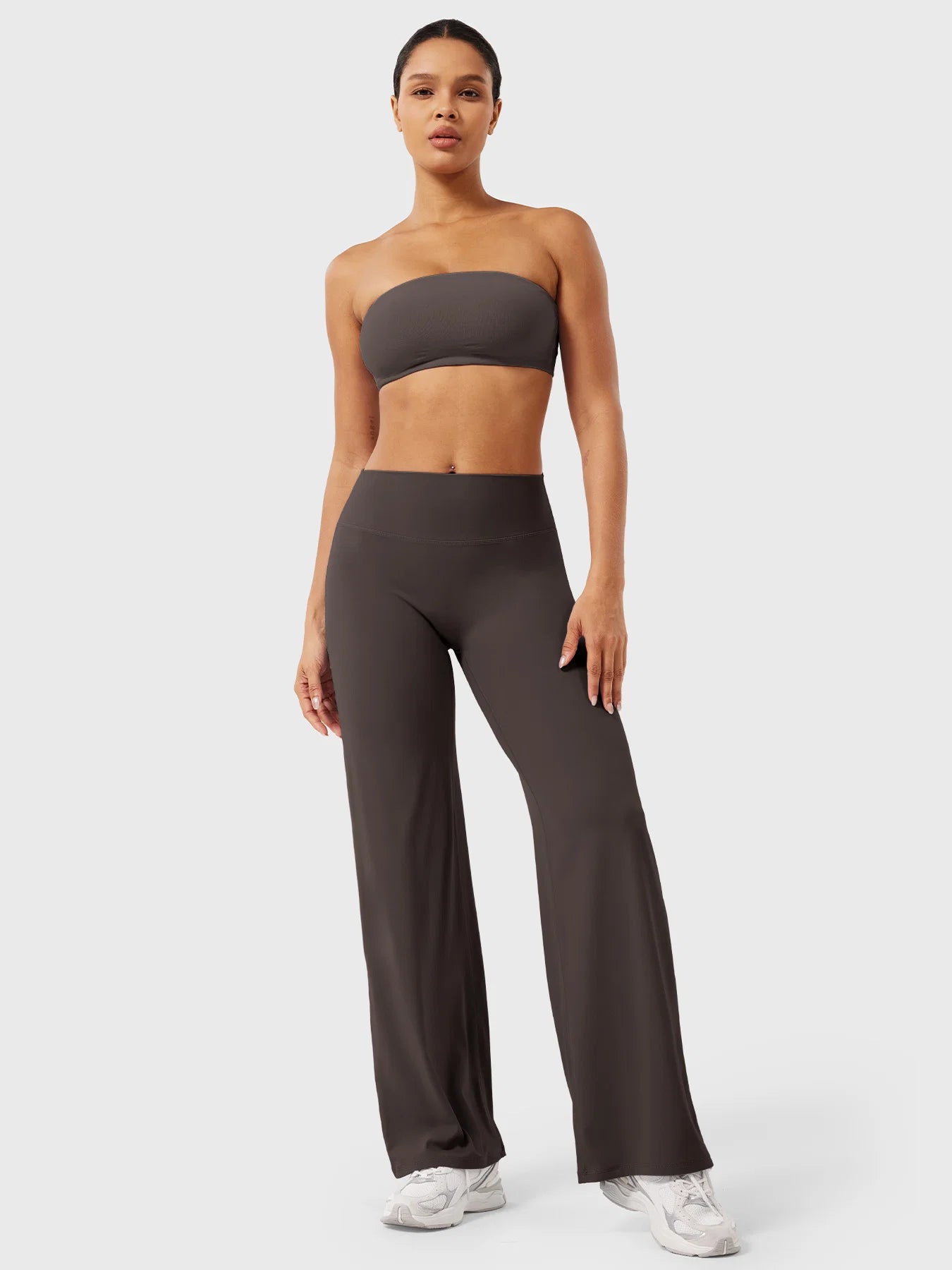 Legging taille haute, coupe droite, 80 cm