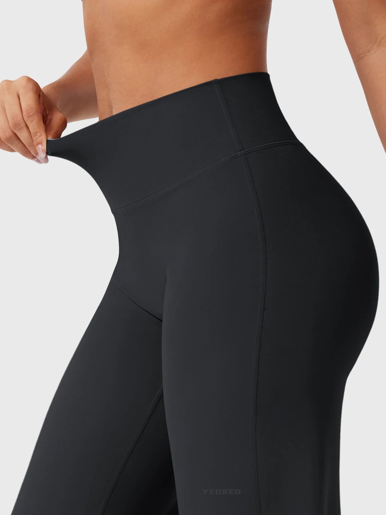 Legging taille haute, coupe droite, 80 cm
