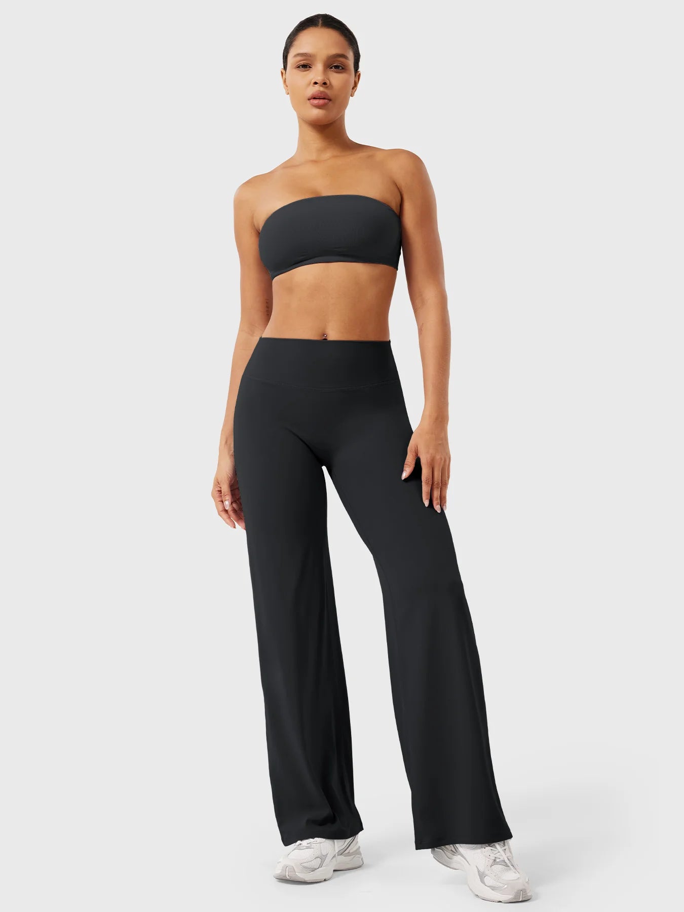 Legging taille haute, coupe droite, 80 cm